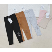 Set 5 quần legging chân thỏ cho bé gái