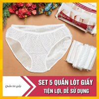 Set 5 quần lót giấy dùng 1 lần đảm bảo vệ sinh