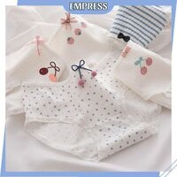 Set 5 quần lót nữ cotton mềm mại Empress, Quần chip nữ cao cấp nhiều họa tiết 375