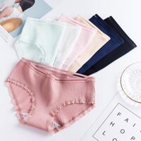 [Set 5 quần] Set 5 quần chip cotton gân tăm viền ren -quần chíp gợi cảm quyến rũ -Đồ lót nữ Free Ship Shop Xuka Shop