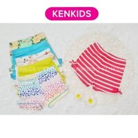 SET 5 Quần Short / quần đùi thun phối nơ cho bé gái BABY WEAR (0-12 tháng) KENKIDS