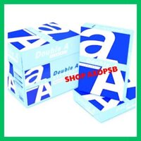 SÉT 5 Ram giấy Double A A4 Định Lượng 70gsm/80gam, 1 xấp 500 tờ; AXOPSB
