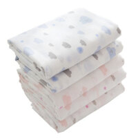 Set 5 Tã cotton mềm mại màu Pastel xinh cho bé Hàn Quốc Baby&I pastel cloth diapers