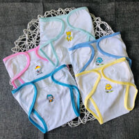 Set 5 tã dán trắng vải thun lạnh cho bé sơ sinh Minzy