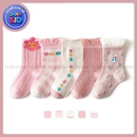 sét 5 tất cho bé gái
