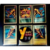 Set 5 thẻ bài yugioh cao cấp trưng bày [Exodia The Forbidden One] - Viền vàng ánh kim - Hàng nhập khẩu