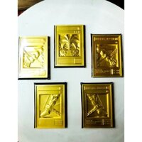 Set 5 thẻ bài yugioh cao cấp Exodia The Forbidden One [Thần sức mạnh] - Vàng gold đúc nổi - Hàng nhập khẩu