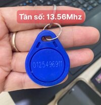 Set 5 thẻ từ dạng móc khóa mở cửa ra vào, cửa từ, cửa thang máy, chấm công - 5 thẻ IC