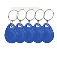 Set 5 thẻ từ dạng móc khóa mở cửa ra vào, cửa từ, cửa thang máy, chấm công - 5 thẻ IC