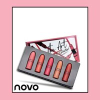 Set 5 thỏi son kem bóng NOVO