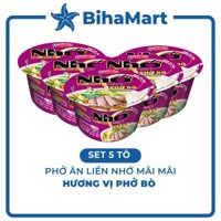 [SET 5 TÔ] - ACECOOK - Tô Nhớ Mãi Mãi phở ăn liền hương vị phở bò - (84g/tô)