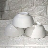 Set 5 Tô Sứ Khum Trắng Cao Cấp Đủ Size