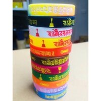 Set 50-100  Vòng Tay Cao Su In Chữ Tiếng Phạn, Vòng Mật Tông, Thần Chú Giải Thoát