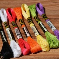 Set 50 chỉ thêu AH cao cấp mã DMC