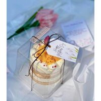 set 50 hộp mousse/ Tiramisu kèm dĩa kích thước đế 8.2cm