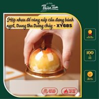 Set 50 Hộp Nhựa Kèm Nắp Nắp Cầu Đựng Bánh Tiramisu Bánh Lạnh Mousse Bánh Kem Túi Giấy Thiện Tâm