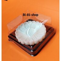 Set 50 Hộp PET vuông JHL95-95 đựng bánh trung thu 150g-180g