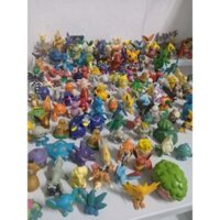 set 50 mô hình đồ chơi pokémon mini bằng nhựa đủ màu sắc kích cỡ