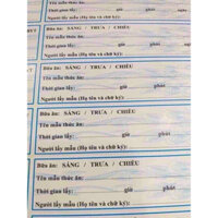 SET 500 tem lưu mẫu thức ăn, tem niêm phong thực phẩm