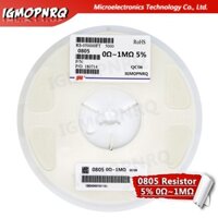 Set 5000 Điện Trở Kháng Lực 0805 SMD 5% 11R ~ 910R ohm 22R 43R 51R 100R 200R ohm Chuyên Dụng