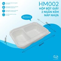 Set 50C Hộp Giấy Nắp Nhựa FEST Đựng Thực Phẩm Chống Thấm-Chịu Nhiệt Tốt [CHÍNH HÃNG] Sử Dụng An Toàn Trong Lò Vi Sóng