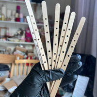 Set 50que gỗ giữ bấc nến nhiều lỗ