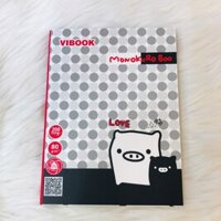 set 5Tập Học Sinh 200 Trang 4 oly ViBook Con heo dịnh lượng 80mg
