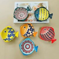 Set 6 bát cá đựng muối chấm, bát đựng nước chấm, đẹp hết nước chấm