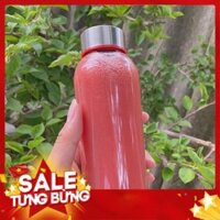 Set 6 Bình thủy tinh  nắp dây 500ml  đủ màu 01