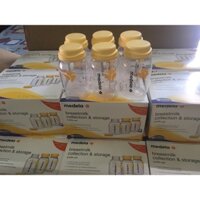 Set 6 bình trữ sữa medela 150ml/3 bình 250ml kèm núm