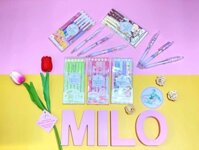 Set 6 bút bi hoạt hình cute (mực đen)