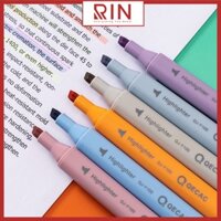 Set 6 bút highlight dạ quang đánh dấu dòng Macarone and Mid Highlighter - Mild