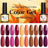Set 6 chai gel sơn móng UR SUGAR màu sắc thời trang phong cách mùa thu