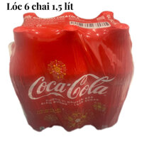 Set 6 Chai Nước Ngọt Có Ga Coca-Cola 1,5 Lít - Thức Uống Vui Vẻ