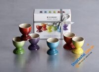SET 6 CỐC ĐỰNG TRỨNG, ĐỒ TRÁNG MIỆNG LE CREUSET CẦU VỒNG