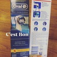 Set 6 Đầu bàn chải Oral B Precision Clean