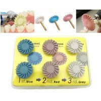 Set 6 Đĩa Đánh Bóng Răng Bằng Nhựa Resin Tổng Hợp