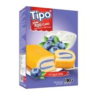 SET 6 Hộp 268G TIPO MINI ROLL CAKE sữa chua việt quất TIPO 268Gram