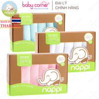 Set 6 Khăn Sữa Sợi Tre Cao Cấp Nappi Thái Lan 30x30cm 0M+