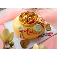 Set 6 khuôn silicon ngọc bội