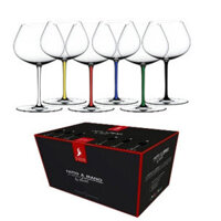 Set 6 ly Pinot Noir 705ml Riedel Fatto A Mano Gift Old World 7900/07 nhập khẩu nguyên hộp từ Châu Âu