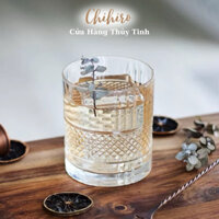 SET 6 Ly Thuỷ Tinh Pha Lê Vân Kim Cương 340ml, Cốc Thủy Tinh, Ly Họa Tiết Sang Trọng - Chihirostore.decor