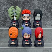 Set 6 mô hình mini figure Akatsuki ngồi - Naruto - Baystore