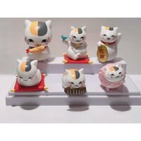 Set 6 Mô Hình Nhân Vật Phim Hoạt Hình Natsume Yuujinchou Nyanko Sensei Bằng PVC