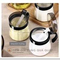 [SET 6 MÓN] Hũ Đựng Gia Vị, Lọ, Hộp, Hũ Thủy Tinh Đựng Gia Vị 500 ml Chống Nước, Ẩm Mốc, Côn Trùng