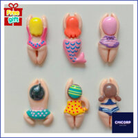 Set 6 Nam Châm Hít Tủ Lạnh Hình Động Vật Dễ Thương