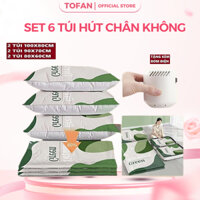 SET 6 TÚI HÚT CHÂN KHÔNG GREEN CẤT CHĂN, QUẦN ÁO TIỆN LỢI