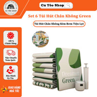 SET 6 TÚI HÚT CHÂN KHÔNG GREEN CẤT CHĂN, QUẦN ÁO TIỆN LỢI