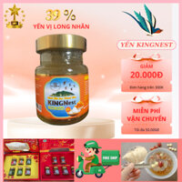 Set 6 Yến sào Kingnest 39% yến , mix vị đông trùng , hạt chia, hạt sen,tam vị , đường phèn,saffon