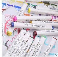 Set 60 Màu Bút Marker Touch Liit 6 Hai Đầu